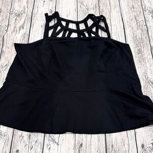 Lane Bryant strappy dressy sleeveless blouse size 26/28